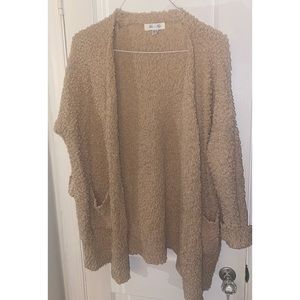 She + Sky Women’s Open Front Popcorn Knit Cardigan - NWOTS